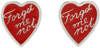 Chopova Lowena Red 'forget Me Not' Earrings In Red