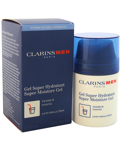 Clarins 1.8oz Men's Super Moisture Gel In White