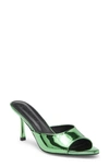 Wild Diva Lounge Mule Sandal In Green