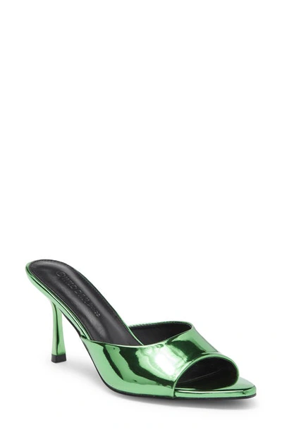 Wild Diva Lounge Mule Sandal In Green