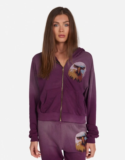 Lauren Moshi Lachelle Moshi Eagle Head In Deep Merlot Ombre