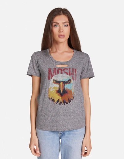 Lauren Moshi Myra Moshi Eagle Head In Heather Grey