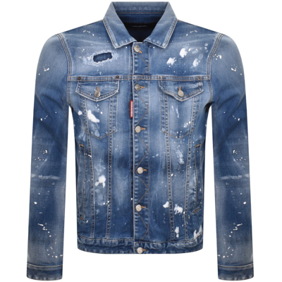DSQUARED2 DSQUARED2 DAN DENIM JACKET BLUE