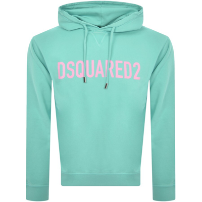 Dsquared2 Logo Pullover Hoodie Blue