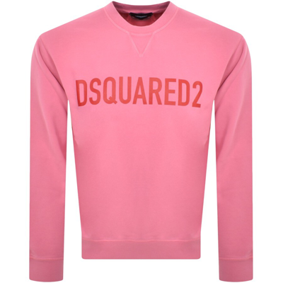 Dsquared2 Logo Sweatshirt Pink