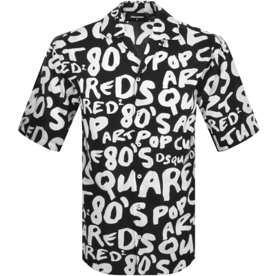Dsquared2 Pop 80 Bowling Shirt Black