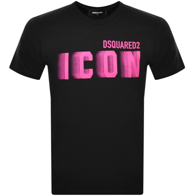 DSQUARED2 DSQUARED2 ICON SHORT SLEEVED T SHIRT BLACK