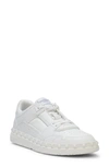 Valentino Leather Freedots Sneakers Studded Detailing In Obo Bianco/bianco