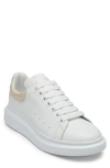 Alexander Mcqueen Oversized Low-top Sneakers In White/oyster