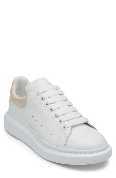 Alexander Mcqueen Oversized Low-top Trainers In White/oyster