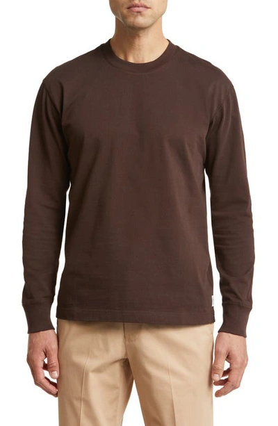 Reigning Champ Long Sleeve T-shirt In Sable