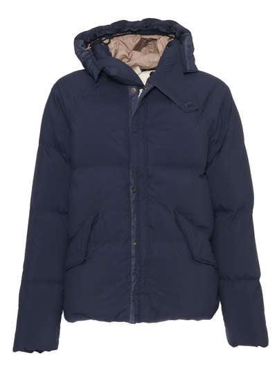 Ten C Short Parka Artic In Blue