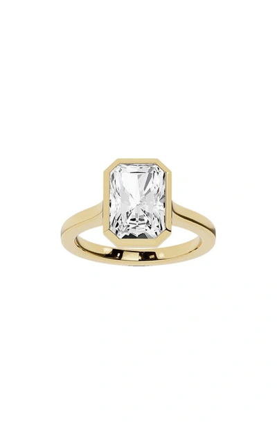 Jennifer Fisher Radiant Lab-created Diamond Ring In 18k Yellow Gold