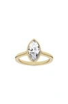 Jennifer Fisher Marquise Lab Created Diamond Solitaire Ring In 18k Yellow Gold
