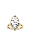 Jennifer Fisher Marquise Lab Created Diamond Solitaire Ring In 18k Yellow Gold