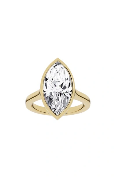 Jennifer Fisher Marquise Lab Created Diamond Solitaire Ring In 18k Yellow Gold