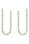 Jennifer Fisher Lab Created Diamond Dangler Drop Earrings In 18k Yellow Gold