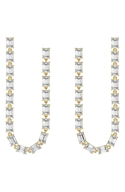 Jennifer Fisher Lab Created Diamond Dangler Drop Earrings In 18k Yellow Gold