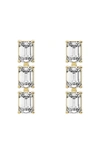 Jennifer Fisher Lab Created Diamond Drop Earrings In 18k Yellow Gold