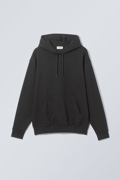 Weekday Standard Hoodie In Black