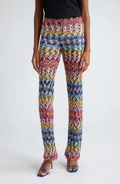 Missoni Colorful Loop Knit Trousers In Krg0072 Multicolor