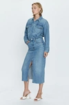 Pistola Denim Amira Midi Dress In Marcel In Marcel