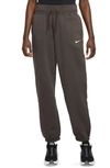 Nike Women's  Sportswear Phoenix Fleece High-waisted Oversized Sweatpants In Brown