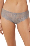 Etam Success Lace Shorty Briefs In Grey