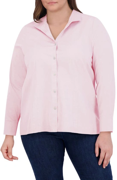 Foxcroft Katie Cotton Shirt In Multi