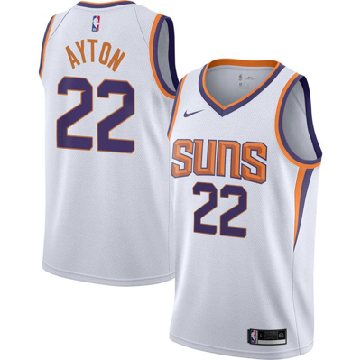 Nike Kids' Youth  Deandre Ayton White Phoenix Suns Swingman Jersey