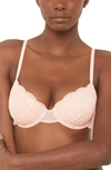 Etam Idole No. 4 Underwire Demi Bra In Powder Pink