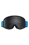 Dragon Dxt Otg 59mm Snow Goggles In Drippy Ll Dark Smoke