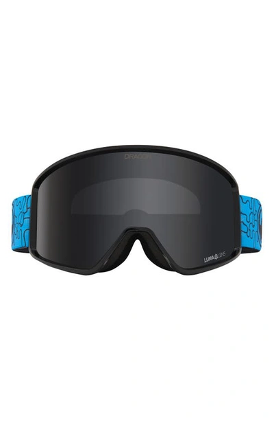 Dragon Dxt Otg 59mm Snow Goggles In Drippy Ll Dark Smoke