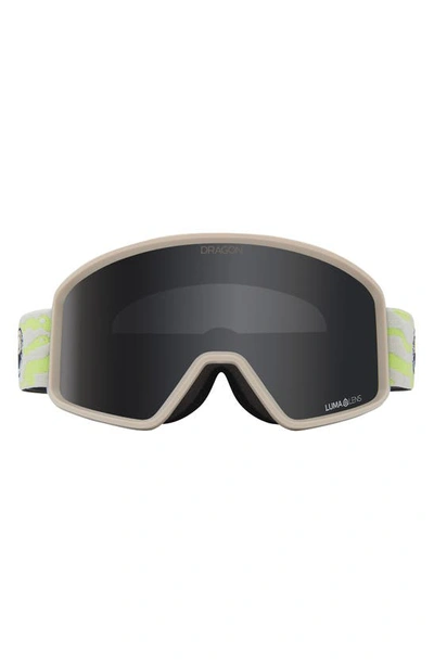 Dragon Dxt Otg 59mm Snow Goggles In Kelp Ll Dark Smoke