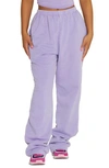 Naked Wardrobe Make You Sweat Oversize Sweatpants In Light Purple