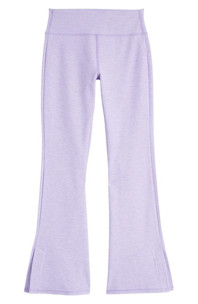 Zella Girl Kids' Restore Soft Split Hem Trousers In Purple Secret