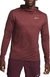 Nike Men's Dri-fit Element Uv Running Hoodie In Red