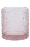 Fortessa Jupiter Set Of 6 Triple Old Fashioned Glasses In Pink