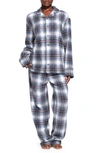 Skims Gender Inclusive Plaid Pajamas In Grey Multi Plaid