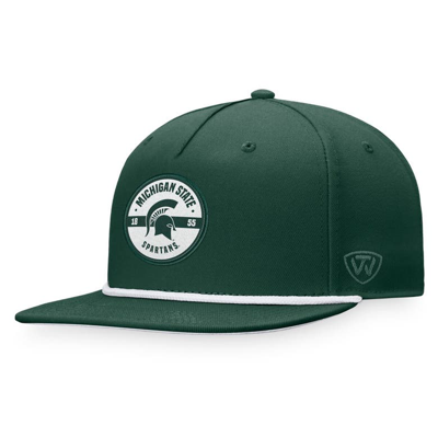 Top Of The World Green Michigan State Spartans Bank Hat