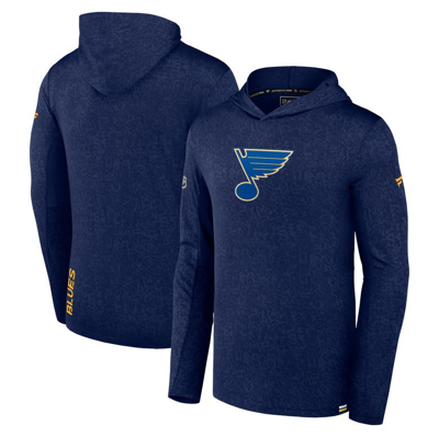 Fanatics Branded  Navy St. Louis Blues Authentic Pro Lightweight Pullover Hoodie