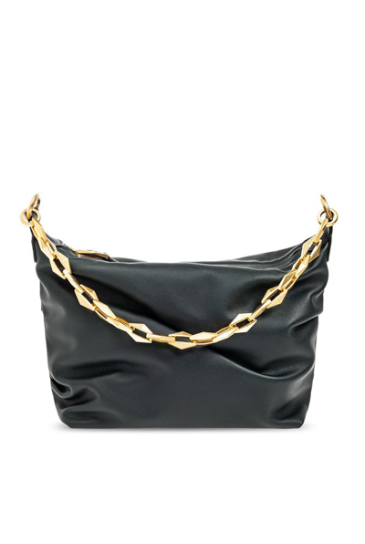 Jimmy Choo Padded Zipped Shoulder Bag In Green