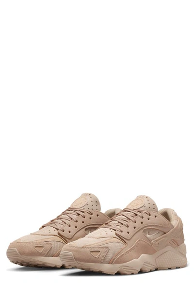 Nike Air Huarache Trainer In Hemp/ Sesame