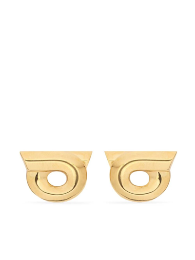 FERRAGAMO GANCINI STUD EARRINGS - MIS 18