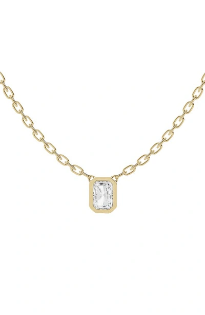 Jennifer Fisher Radiant Lab Created Diamond Pendant Necklace In D0.5ct - 18k Yellow Gold