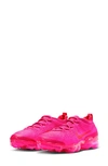 Nike Women's Air Vapormax 2023 Flyknit Next Nature Running Sneakers From Finish Line In Pink/red