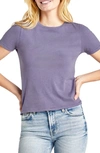 Splendid Genevieve T-shirt In Deep Wstra Heather