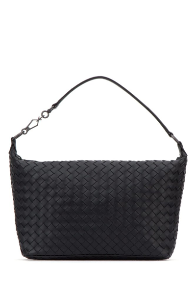 Bottega Veneta Intreccio Zipped Tote Bag In Black