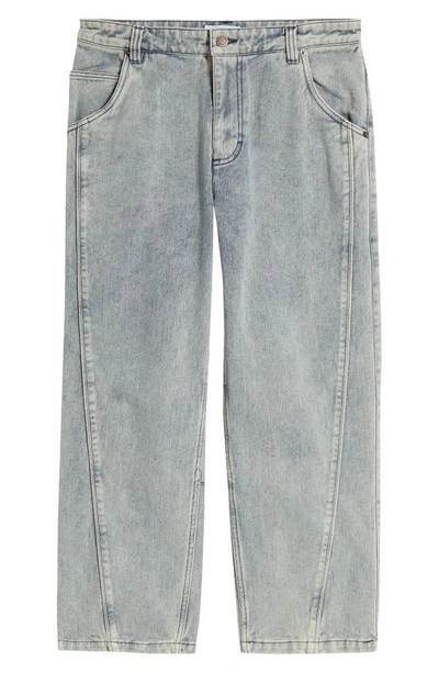 Honor The Gift Men's An Ode To An Inner City Cropped Relaxed-fit Jeans In Indigo