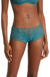 Natori Flora Boyshorts In Alpine